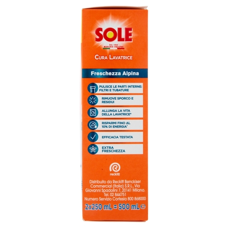 Sole Cura Lavatrice Extra Care Regular 2 x 250 ml